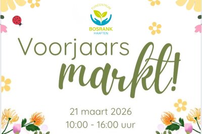 Voorjaarsmarkt 21 maart: kom de lente vieren!